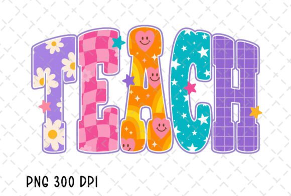 Download Retro Teach Back to School Teacher PNG - Retro Collection