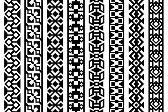 Download Seamless Geometric Borders - Seamless geometric Collection