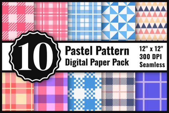 Download Easter Pastel Digital Paper Pack - Pastel digital paper Collection