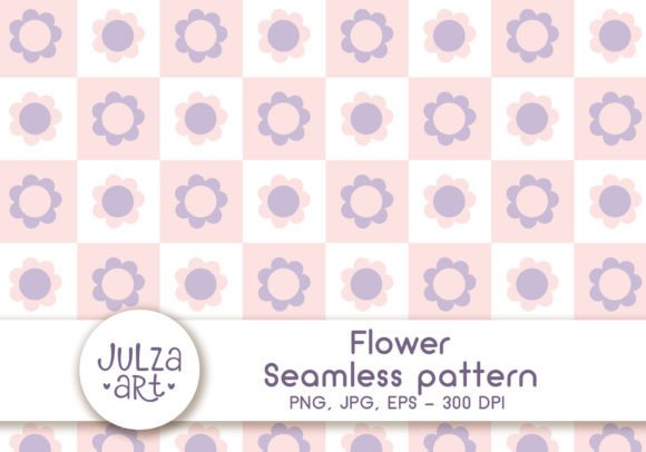 Download Retro Flower Seamless Pattern - Retro Collection
