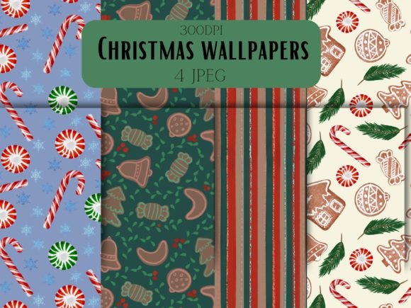 Download Christmas Spirit Digital Wallpaper - Wallpaper Collection